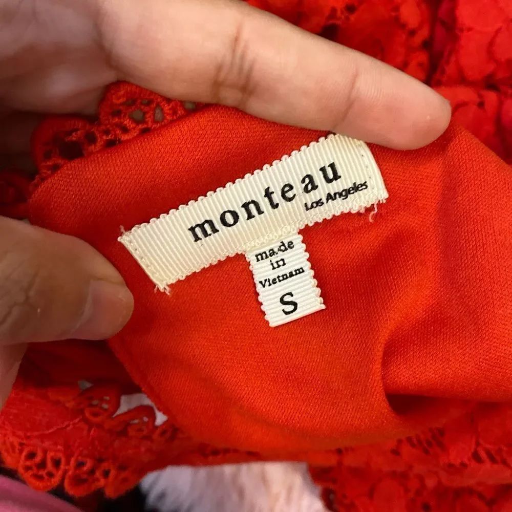 Monteau red dress - Picture 5 of 5